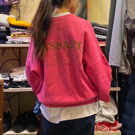 [USED] "TRUSSARDI JEANS" PINK SWEAT♡