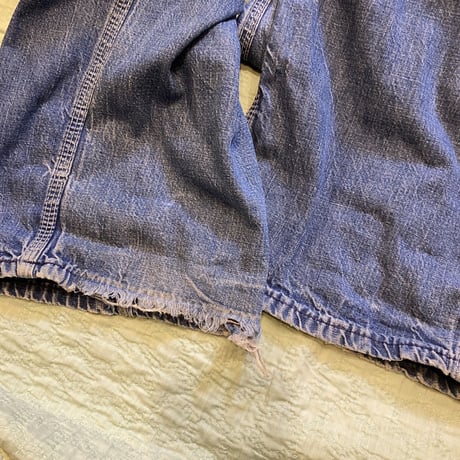 [USED]  60's "WASHINGTON DEE-CEE" DENIM OVER ALL