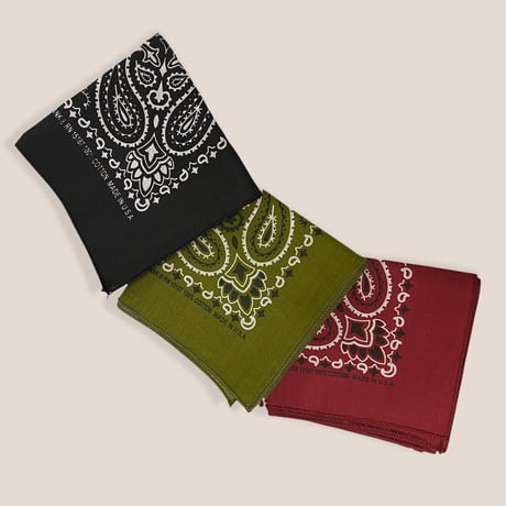 [SELECT] ペイズリーBANDANA  made in USA.
