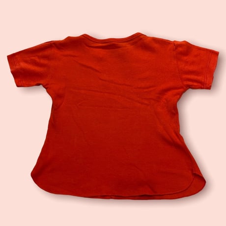 [USED]  EURO フロッキープリントGIRLS Tee
