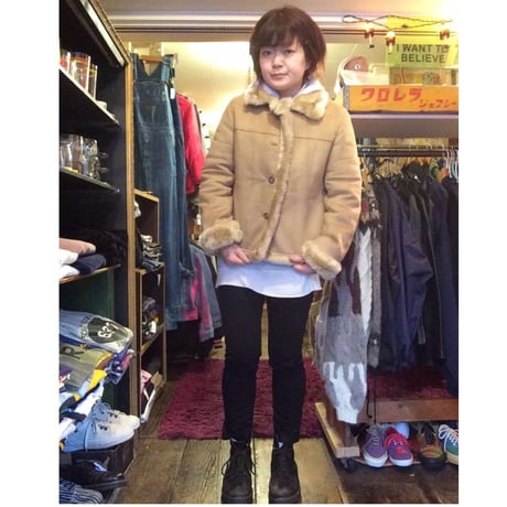 [USED] フェイクムートンShortコート