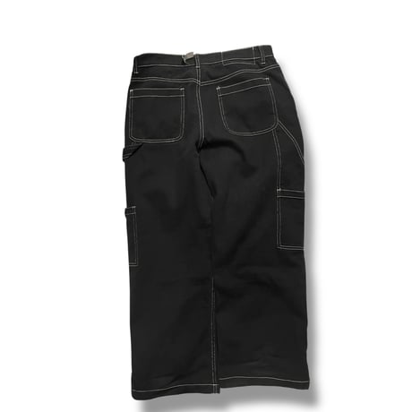 [USED] BLACK COTTON PAINTER Pants