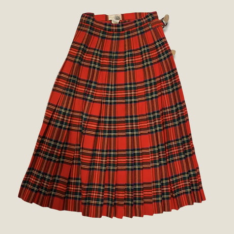 [USED] タータンチェックラップSKIRT❣️
