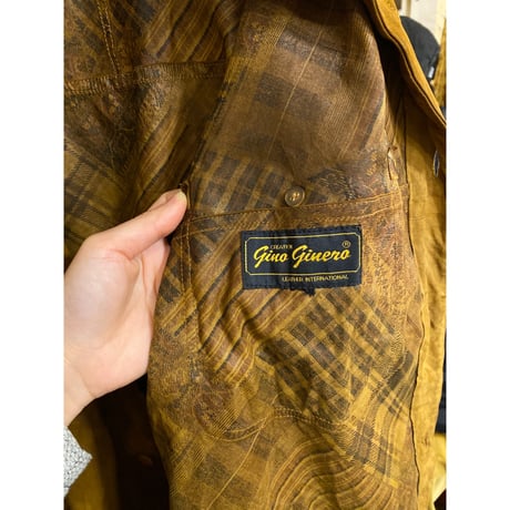 [USED] スエードレザーシャツ