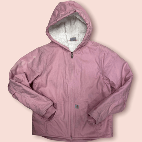 [USED]ピンク🌸carhartt ダック地ジャケット