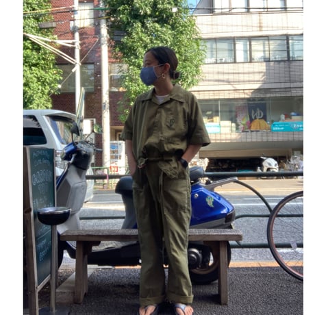 [USED] 70's VINTAGE  JUMP SUIT