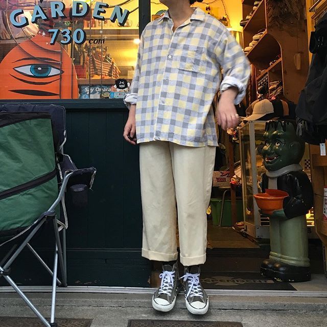 USED] 50's ”Penneys” vintage プリントネル | garden730