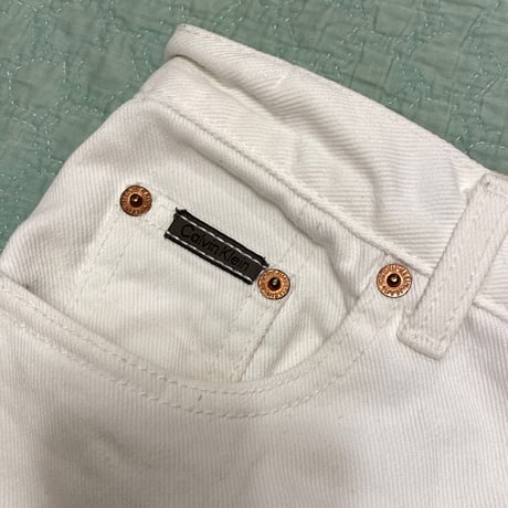 ［USED］CK WHITE PANTS!!