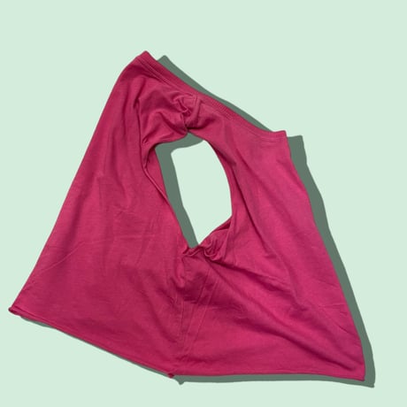 [USED] PINK🩷cut off タンクトップ