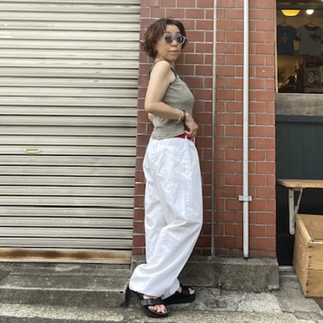 [USED] ドイツ🇩🇪WHITE WORK PANTS(B)