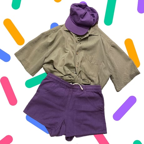 [USED]cotton PURPLE ショーツ💜