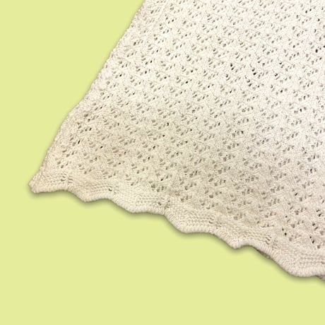 [USED] かぎ編み🤍 ACRYL KNIT