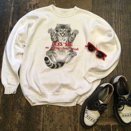 [USED] ネコちゃんプリント SWEAT