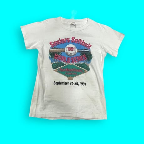 [USED] 1991 baseball kids チビTee　⚾️🩷