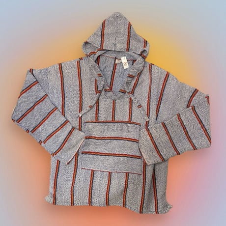 [USED] ストライプ♡メキパ〜  BLUEGRAY