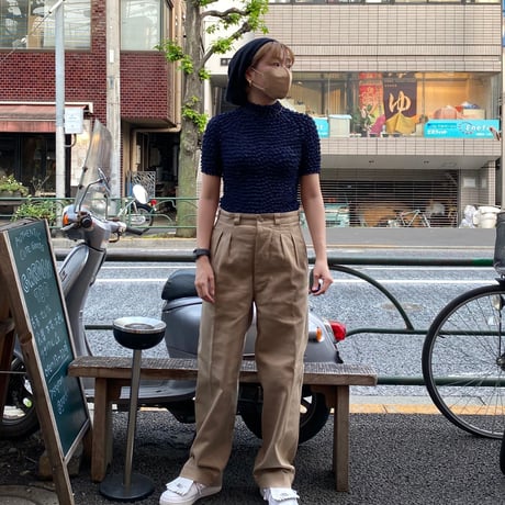 [USED]  POPCORN TOPS（NAVY）