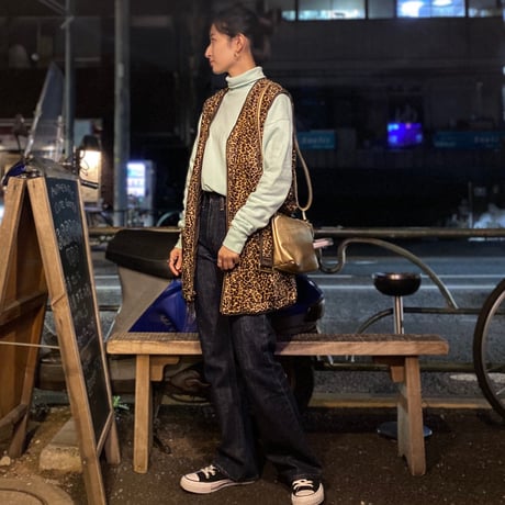 [USED] REVERSIBLE LONG VEST♡