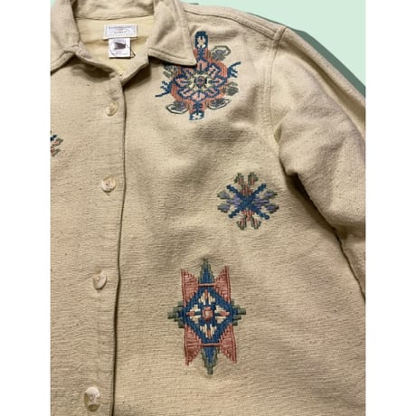 [USED] 刺繍 COTTON ジャケット