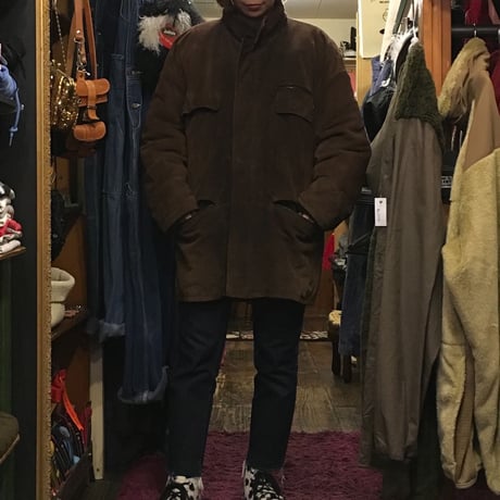 [USED] real suede!!大きめふわふわコート