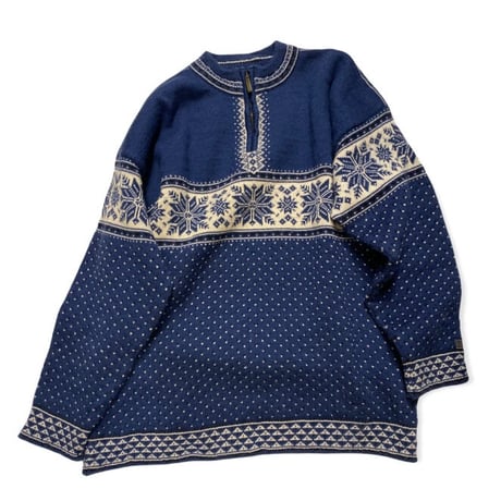 [USED] ハーフZIP ノルディックKNIT❄️