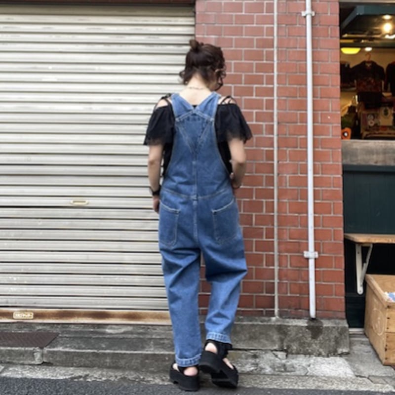 USED] 八分丈 デニムオーバーオール | garden730
