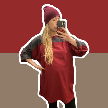 [DEADSTOCK] Champion FOOTBALL ロンTee