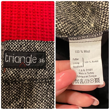 [USED] TWEED WOOL SHORTS！