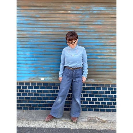 [USED] モックネック ベロア TOPS