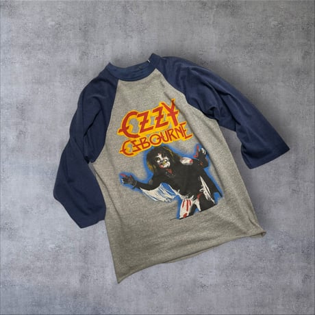 [USED] Vintage "Ozzy Osbourne" ラグラン　Tee