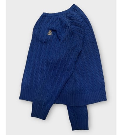 [USED] “LAUREN “RALPH LAUREN COTTON KNIT！