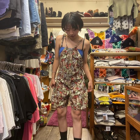 [USED] コーヒー豆 ショート丈サロペット