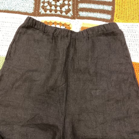 [USED] BLACK LINEN PANTS
