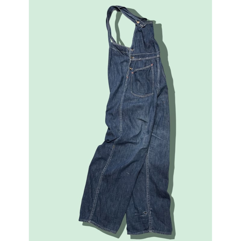 激レア TEST オーバーオール ボロ 襤褸 50's ヴィンテージ 古着 USED] 40's-50's vintage BoRO OVERALL♡ | garde