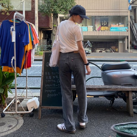 [USED] "Levi's 501" BLACK DENIM