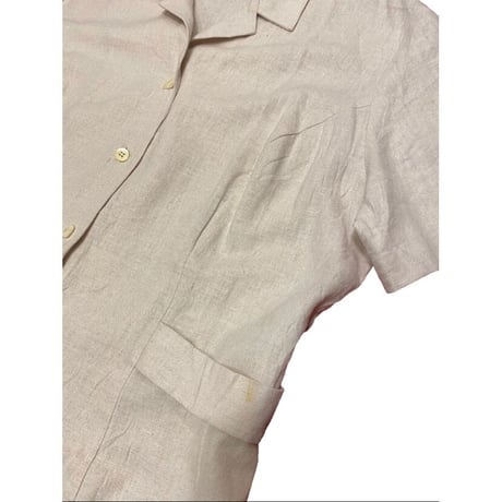 [USED] SAG HARBOR リネン開襟ワンピース