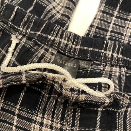 [USED] NEL CHECK  パジャマパンツ