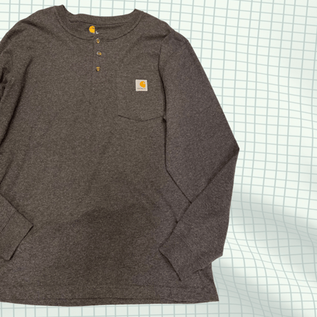 [USED] carhartt ロンTee  "CHARCOAL"