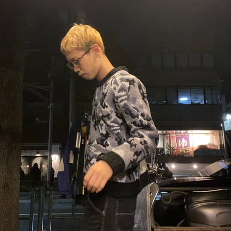 [USED] CITY CAMO モールヤーンニット