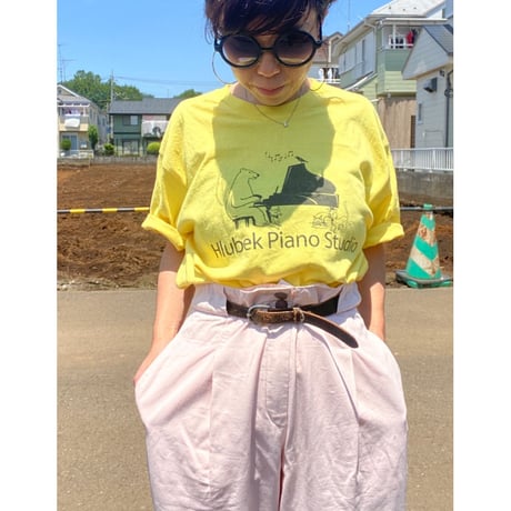 [USED]  くまピアノtee