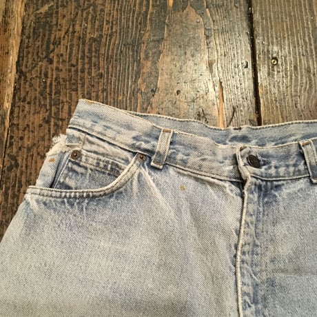 [USED] 80's Levis CUTOFF DENIM /W31