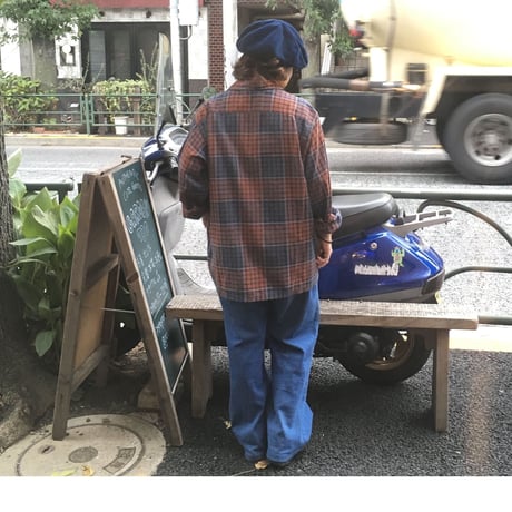 [USED] vintageチェックシャツ