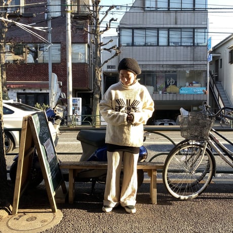 [USED] 南米 HAND MADE ざっくりニット 
