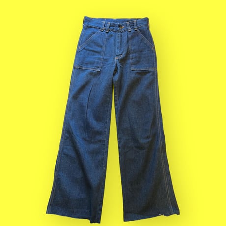 [USED]  70's フレアデニムパンツ