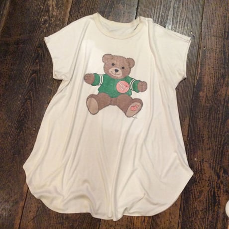 [USED] 80's くまさんTeeワンピ