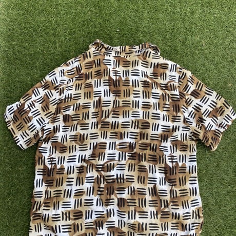 [USED] 総柄 レーヨン SHIRTS