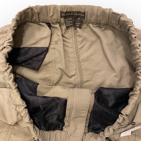 [USED] カーキのNYLONデタッチャブルPT