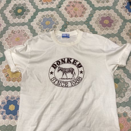 [USED]  80's OLD DONKEY Tee