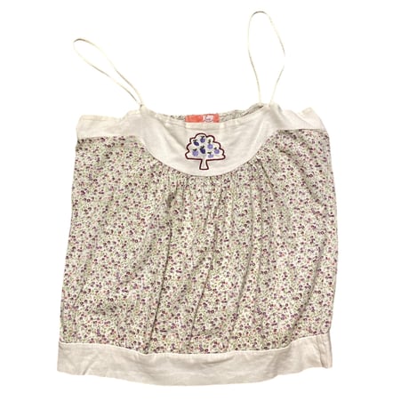 [USED]花柄cottonキャミTop
