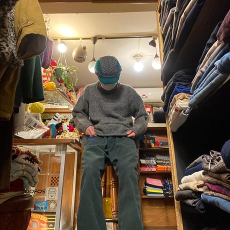[USED] vintageフィッシャーマンニット/グレー