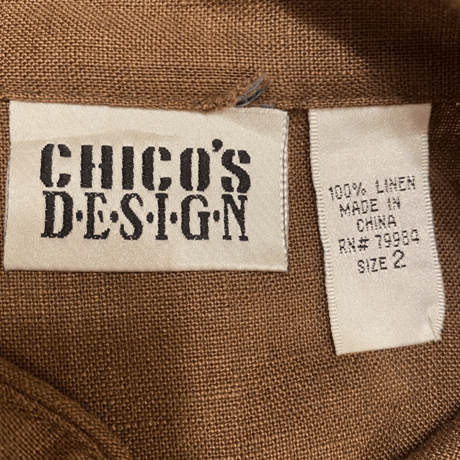 [USED] LINEN CHINA SHIRT